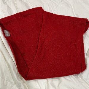 Chico's Sparkly Red Infinity Scarf